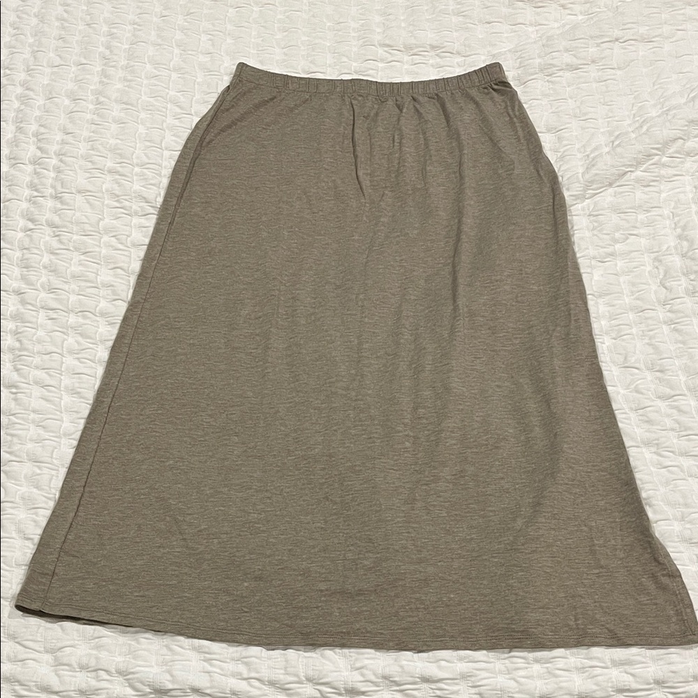 Eileen Fisher Tencel Jersey Skirt Tarragon XS NWT